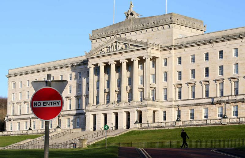 A picture shows a view of the Parliament Buildings on the Stormont Estate, the seat of the Northern Ireland assembly, in Belfast, on January 24, 2018.

Northern Ireland's quibbling political parties gathered in Belfast on January 24 for one last shot at forming a power-sharing government after a year of fruitless wrangling. / AFP PHOTO / Paul FAITH