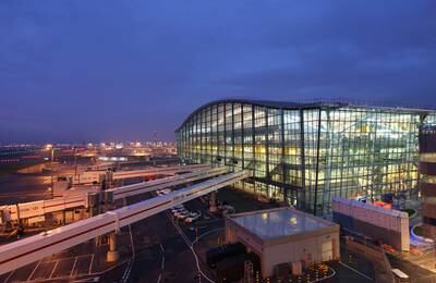 The new Terminal 5 at Heathrow in 2008.