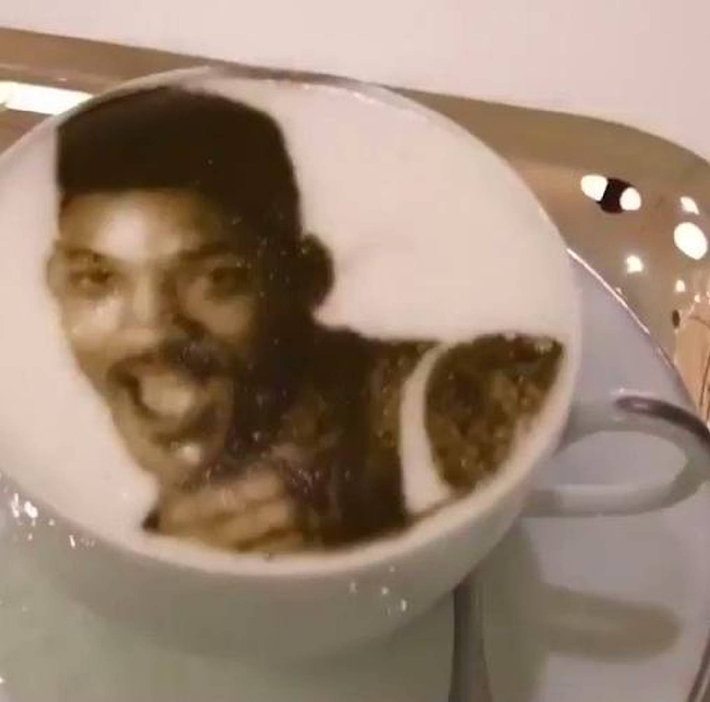 Will Smith has also had a personalised coffee at Jetex. Instagram / Will Smith