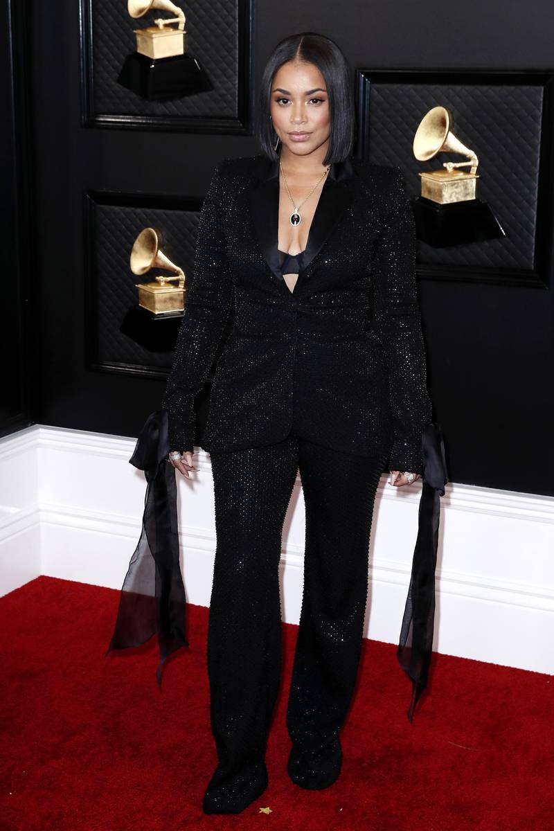 Lauren London arrives for the 62nd annual Grammy Awards ceremony at the Staples Center in Los Angeles, California, USA, 26 January 2020.  EPA