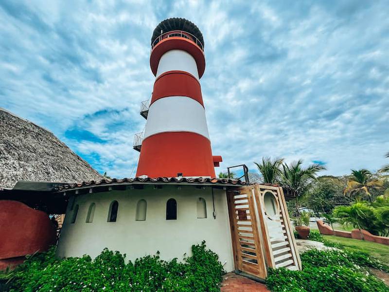 Lighthouse stay in Playa Venao, Provincia de Los Santos, Panama. Photo: Airbnb