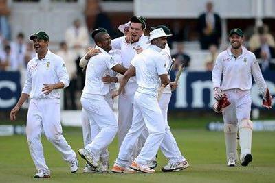 Cooler heads prevailed as South Africa narrowly beat England in the final Test at Lord's to clinch the series and become world No 1. Gareth Copley / Getty Images