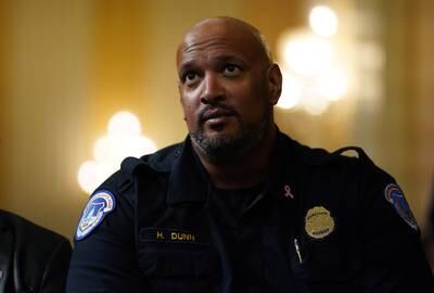 US Capitol Police Officer Harry Dunn had been on the force for 15 years when the January 6 attack took place. EPA