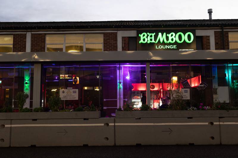 The Bamboo lounge restaurant and shisha bar.