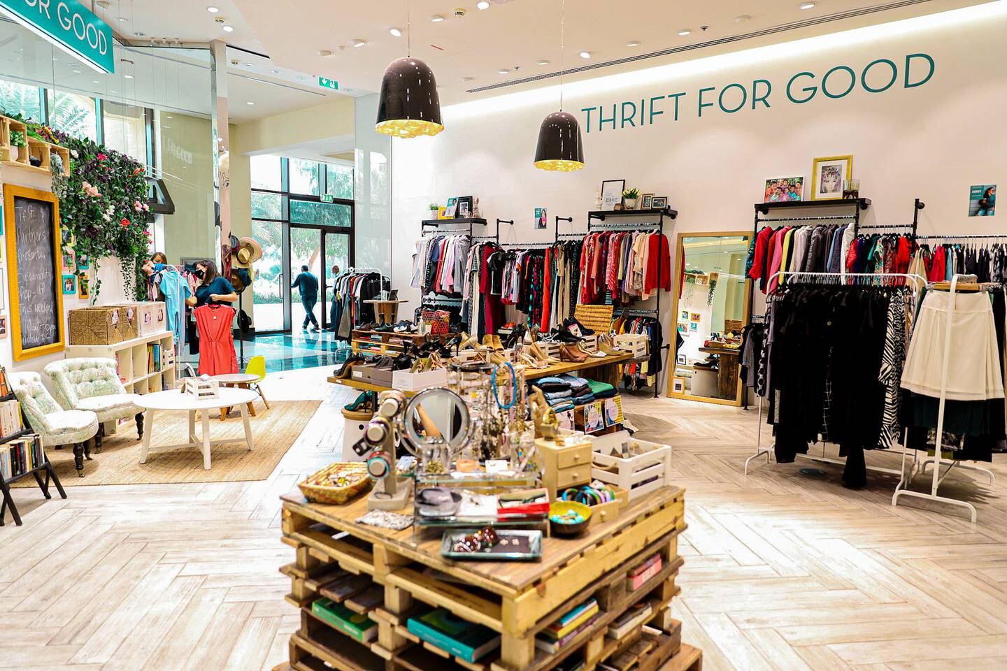Thrift for Good has two stores in Dubai. Photo: Gulf For Good
