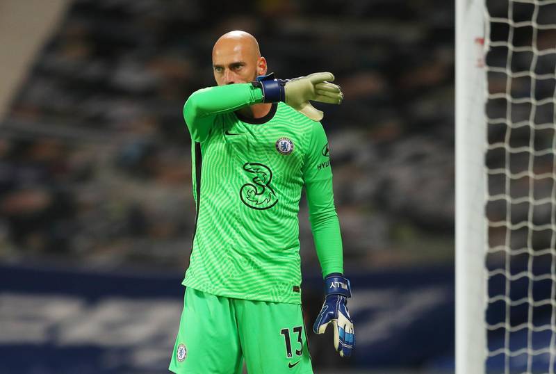 CHELSEA RATINGS: Willy Caballero – 6. Not at fault for any of West Brom’s goals but hardly inspires confidence. The sooner Edouard Mendy is ready to start, the better for Chelsea. EPA