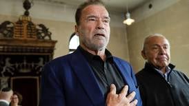 Arnold Schwarzenegger visits Auschwitz concentration camp