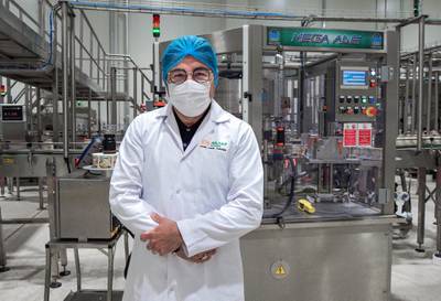 Abu Dhabi, United Arab Emirates, February 2, 2021.  A look inside Pinar, the UAE’s first processed cheese factory in Abu Dhabi. --Arda Cenk Tokbas, Managing Director, Hadaf Foods Industries.Victor Besa/The National.Section:  NAReporter :  Nilanjana Gupta