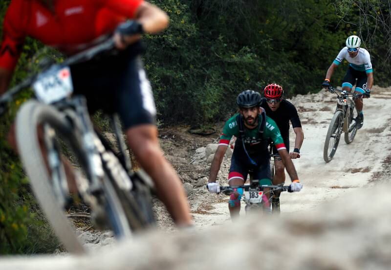 The race took place on the recently opened mountain bike track in Mushrif Park in Al Khawaneej.
