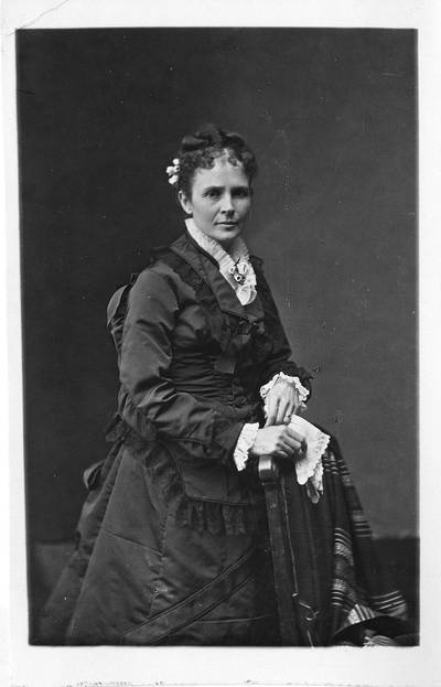22. Lucretia Rudolph Garfield was the wife of James A Garfield. She served as First Lady in 1881 until her husband died from a gunshot wound. Wikimedia Commons