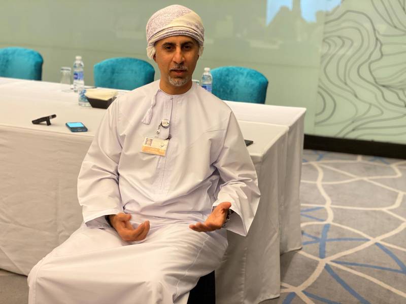 Baha Allawati, vice president of Omantel’s enterprise business, says many new jobs will come up in Oman with increased 5G usage. Alkesh Sharma / The National