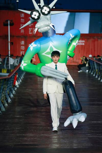 Louis Vuitton's Shanghai Show Featured Stuffed Animals - PAPER