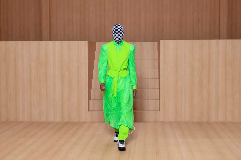 A model walks the runway during the Louis Vuitton Menswear spring/summer 2022 show as part of Paris Fashion Week on June 22, 2021 in Paris, France. Getty Images