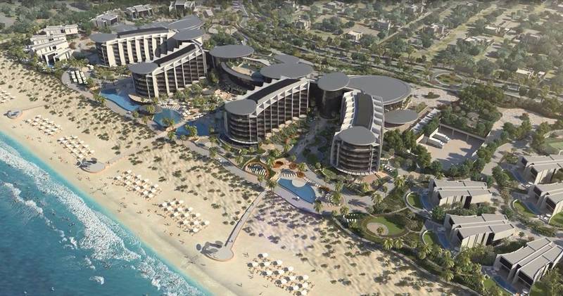 An aerial shot of Jumeirah's Saadiyat Island resort that will open in November. Jumeirah