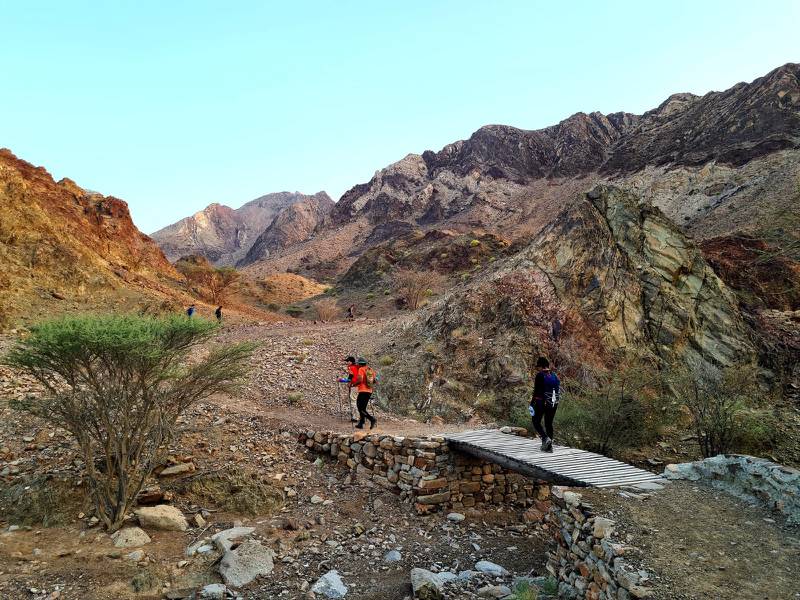 Hatta in Dubai is great for beginner hikers, says Subaey. Photo: UAE Trekkers