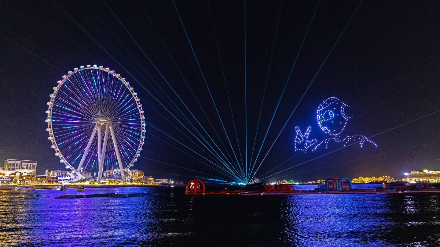 Dubai Shopping Festival hosts nightly drone displays as UAE's love for