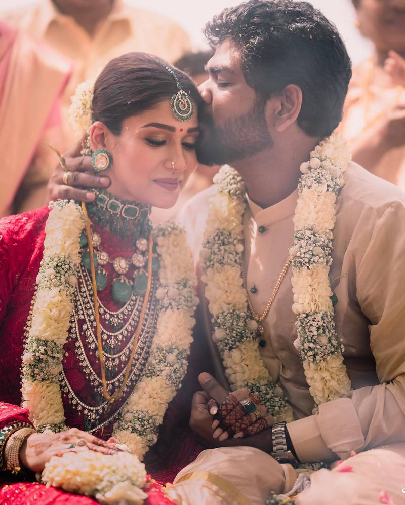 Following a pre-wedding mehndi celebration on June 8, Nayanthara and Shivan married in an early morning ritual on June 9 that reportedly began at 8.10am at Four Points by Sheraton Mahabalipuram Resort & Convention Centre.