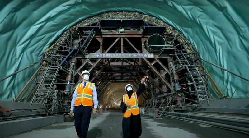 Etihad Rail has completed excavation of the GCC’s longest rail tunnel, in the Hajar Mountains of the UAE. All photos: Etihad Rail