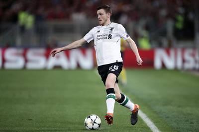 Left-back: Andrew Robertson (Liverpool) – Relegated with Hull last year, headed for a Champions League final this. Has been superb since displacing Alberto Moreno. Isabella Bonotto / AFP