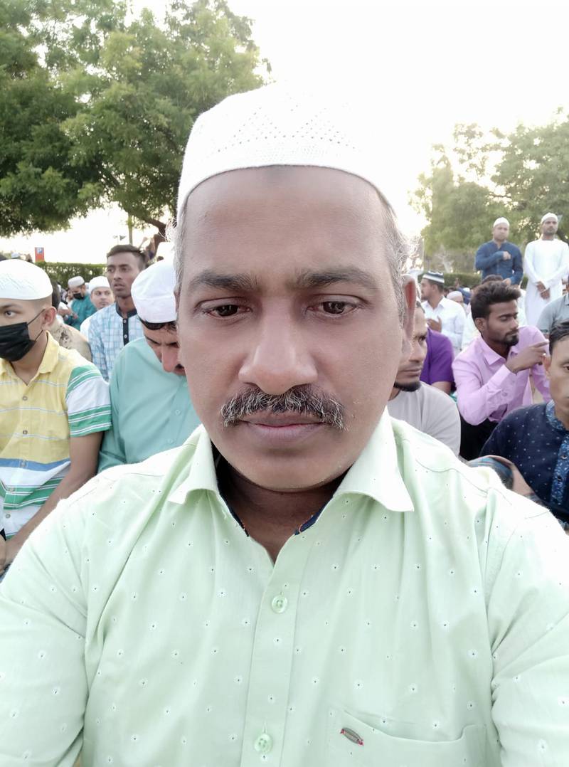 Gudu Saliyakoondu, a building security guard from Tamil Nadu state in southern India, died in a fire in an apartment block in Deira, as he tried to save the lives of residents. Photo: Gudu family