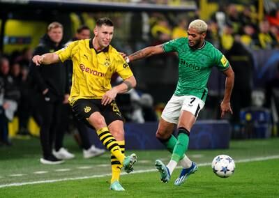 Borussia Dortmund v Newcastle player ratings: Brandt 8, Fullkrug 7 ...