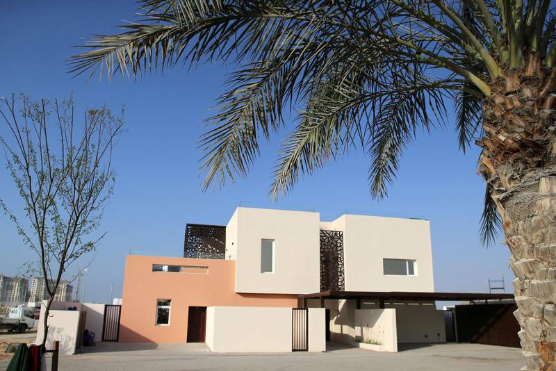 ABU DHABI, UNITED ARAB EMIRATES - - -  17 January 2017 --- The Masdar EcoVilla's innovative ecosystem design is reflected in the first sustainable eco villa at Masdar City in Abu Dhabi.  (  DELORES JOHNSON / The National  )  
ID: 60782
Reporter:  Nick Leech
Section: WK *** Local Caption ***  DJ-170117-WK-Masdar EcoVilla-58906-003.jpg