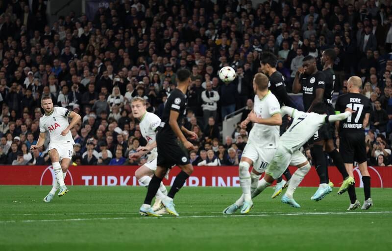 Eric Dier – 6. An uncharacteristic error saw Dier at fault for Frankfurt’s opener when a poor touch enabled Lindstrom to steal the ball. He had a chance to make amends with a free-kick, but it took a deflection and finished wide. Booked early on, so did well to play as well as he did for the following 78 minutes. Getty Images