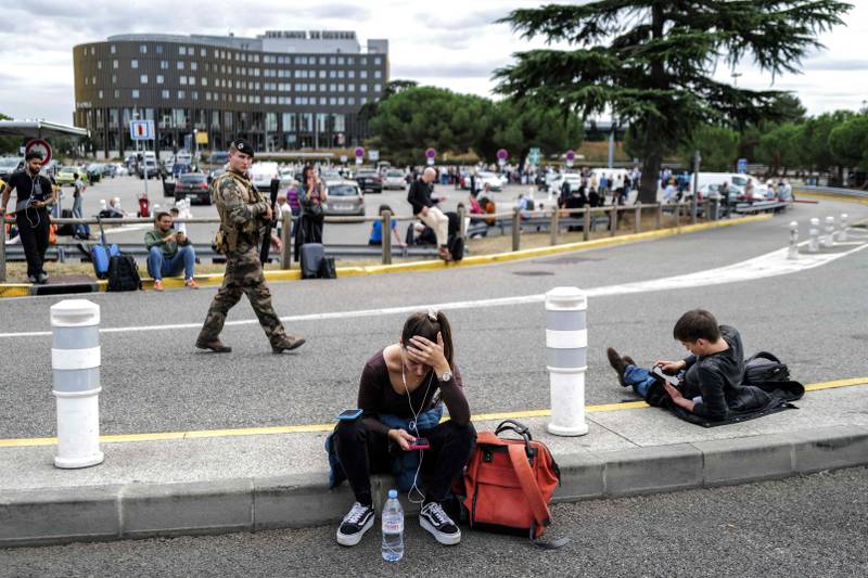Six airports across France were evacuated on Wednesday after emailed 'threats of attack', police said. AFP