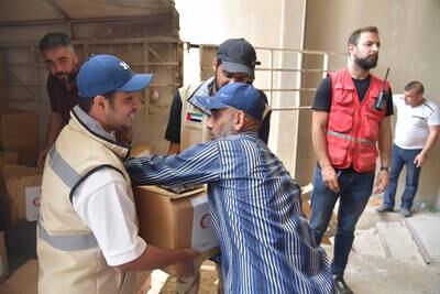 The ERC provided food and clothing to more than 500 cleaners in Syria’s Latakia governorate