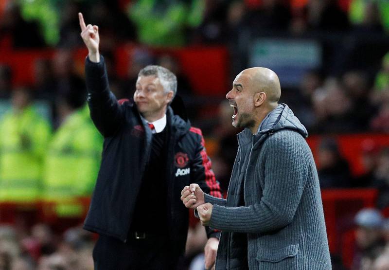 Manchester City v Manchester United. December 7 at Etihad Stadium; March 7 at Old Trafford. Reuters