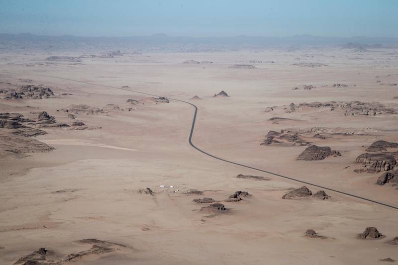 Ahmed Mater's photograph of the Saudi desert. Courtesy Misk Art Institute