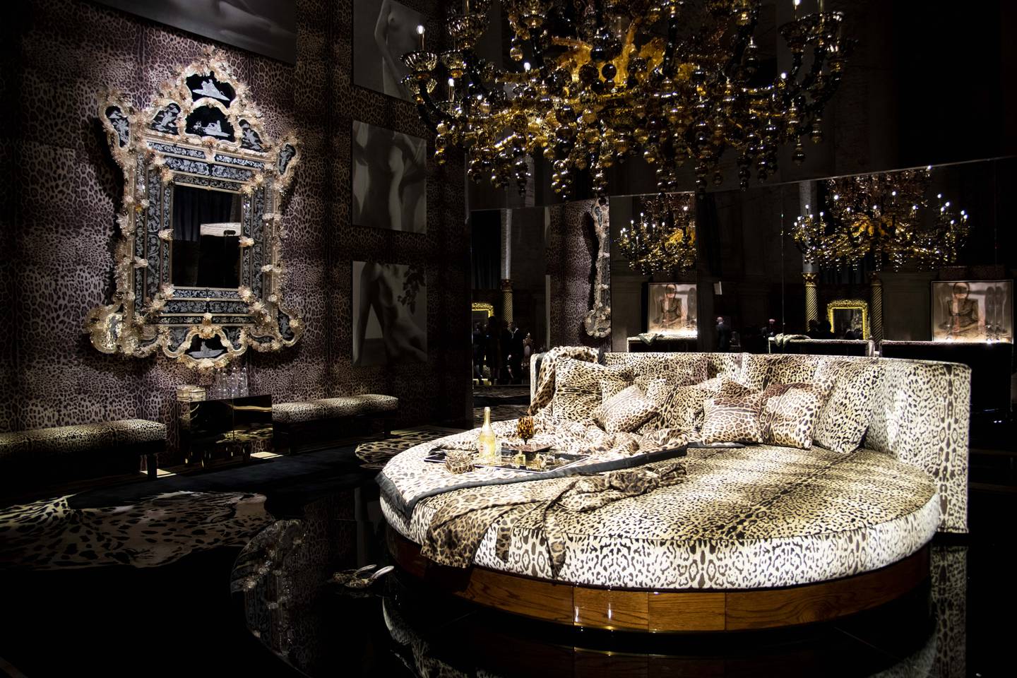 As a house signature, leopard print features heavily in the new Home collection by Dolce & Gabbana. Photo: Dolce & Gabbana.