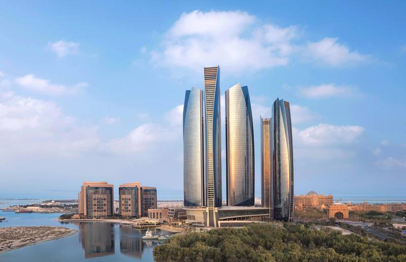 Conrad Abu Dhabi Etihad Towers is the capital's newest hotel. Courtesy Hilton