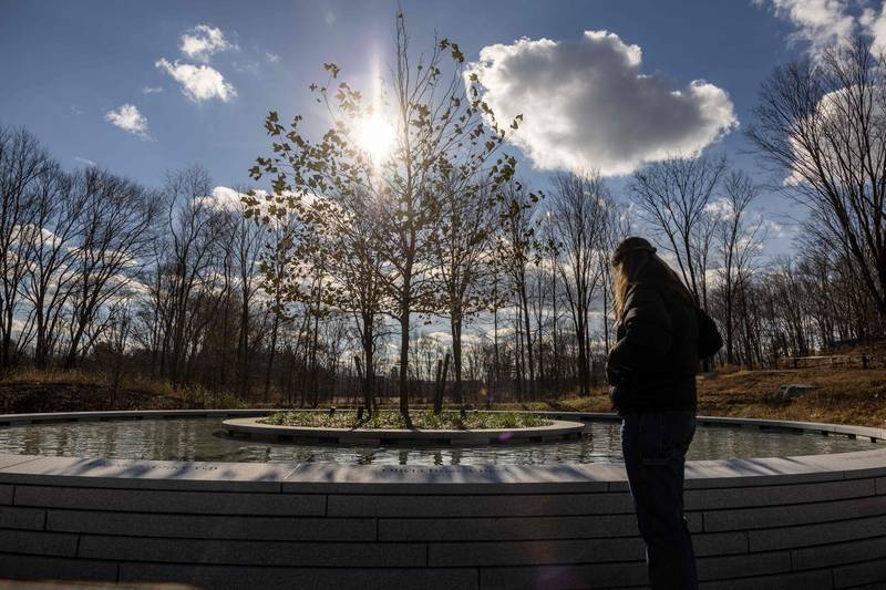 The Sandy Hook Memorial opened to the public one month before the 10th anniversary of the tragedy. AFP