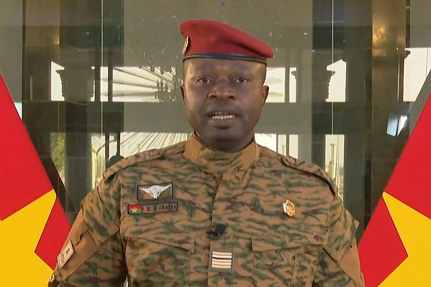 Paul-Henri Sandaogo Damiba kam erst im Januar 2022 nach einem eigenen Staatsstreich an die Macht.  AFP