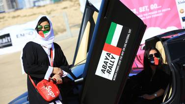 An image that illustrates this article All-female Abaya Rally returns to Abu Dhabi for Emirati Women's Day