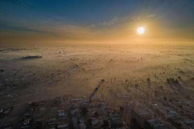 Eliud Gil Samaniego - Polluted New Year (Mexicali, Baja California)The 1st of January of 2018 Mexicali was one of the most contaminated cities in the world because the pyrotecnics climate change geographic location industry and cars
