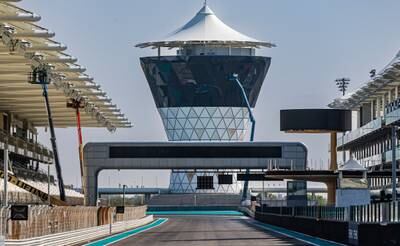 Yas Marina Circuit's operations tower - they've got their eye on you