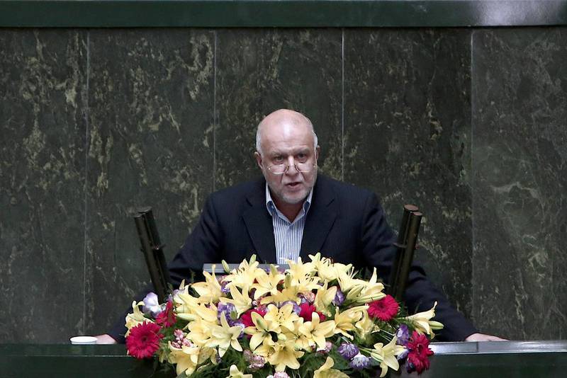 Bijan Namdar Zanganeh, the Iranian oil minister. Behrouz Mehri / AFP