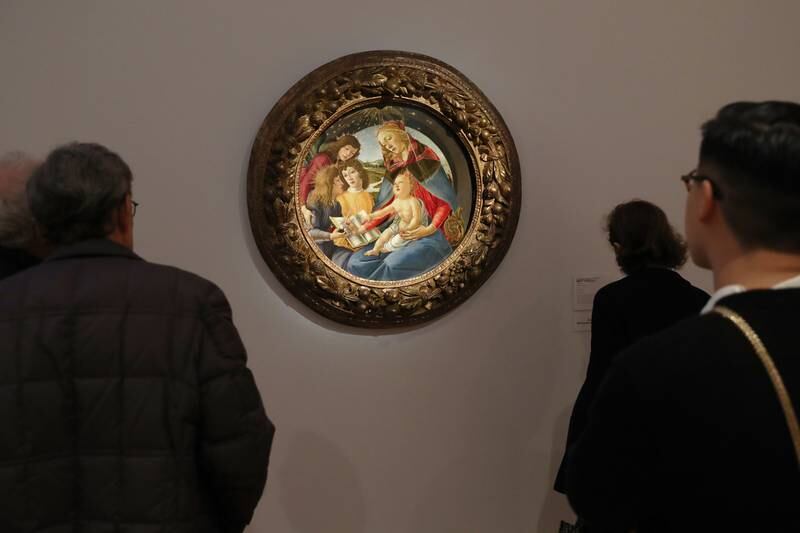 'Madonna of the Magnificat' by Sandro Botticelli. EPA