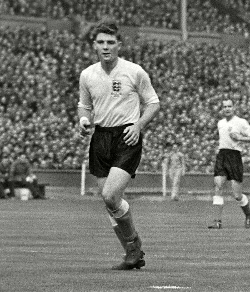 Mandatory Credit: Photo by Colorsport/Shutterstock (3166786a)
Football - 1954 / 1955 British Home Championship - England 7 Scotland 2 England's Duncan Edwards at Wembley 02/04/1955 England 7 Scotland 2
Sport