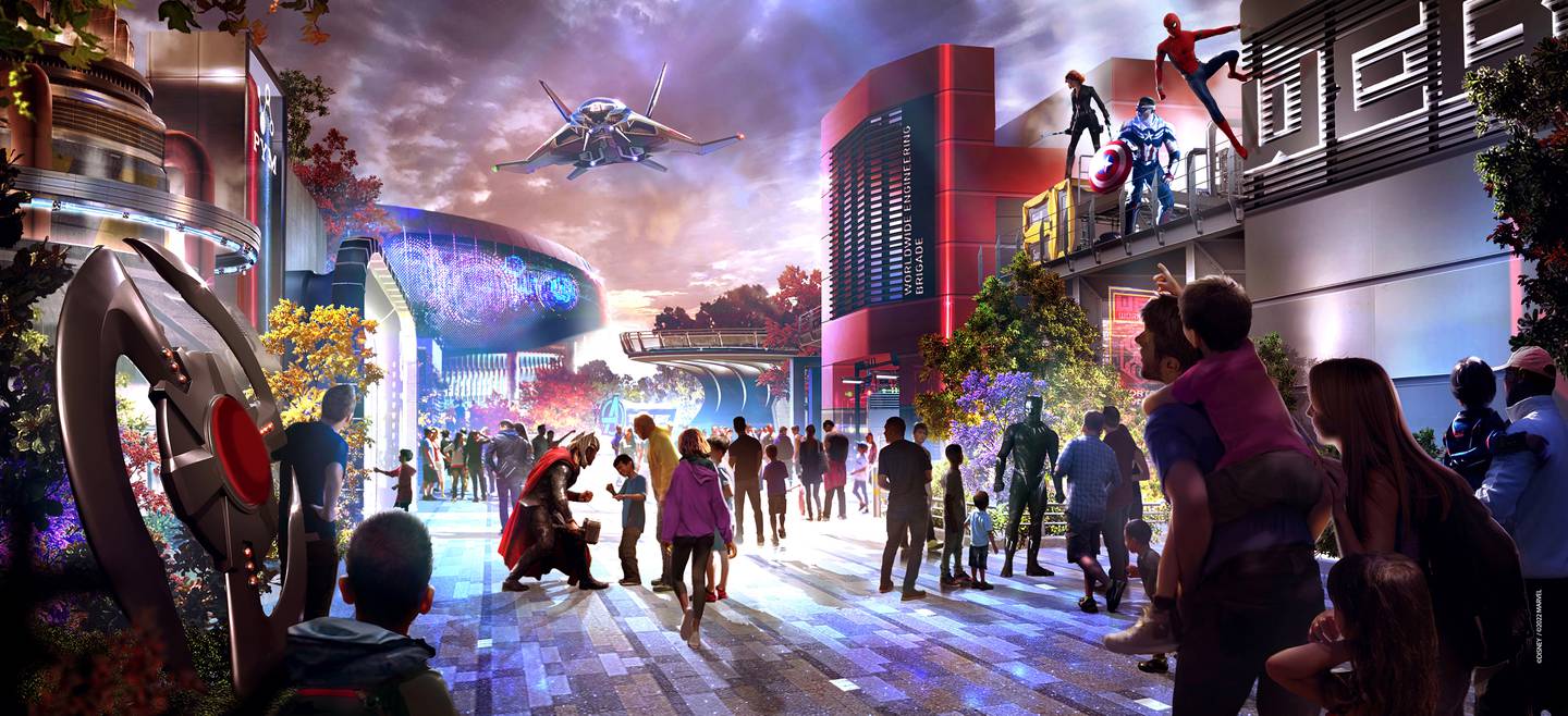 The Marvel Avengers Campus will be located in Walt Disney Studios Park, the second of two themed parks in Disneyland Paris