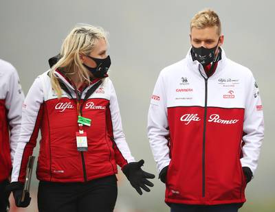 Michael Schumacher's son Mick at the Nurburgring. Getty