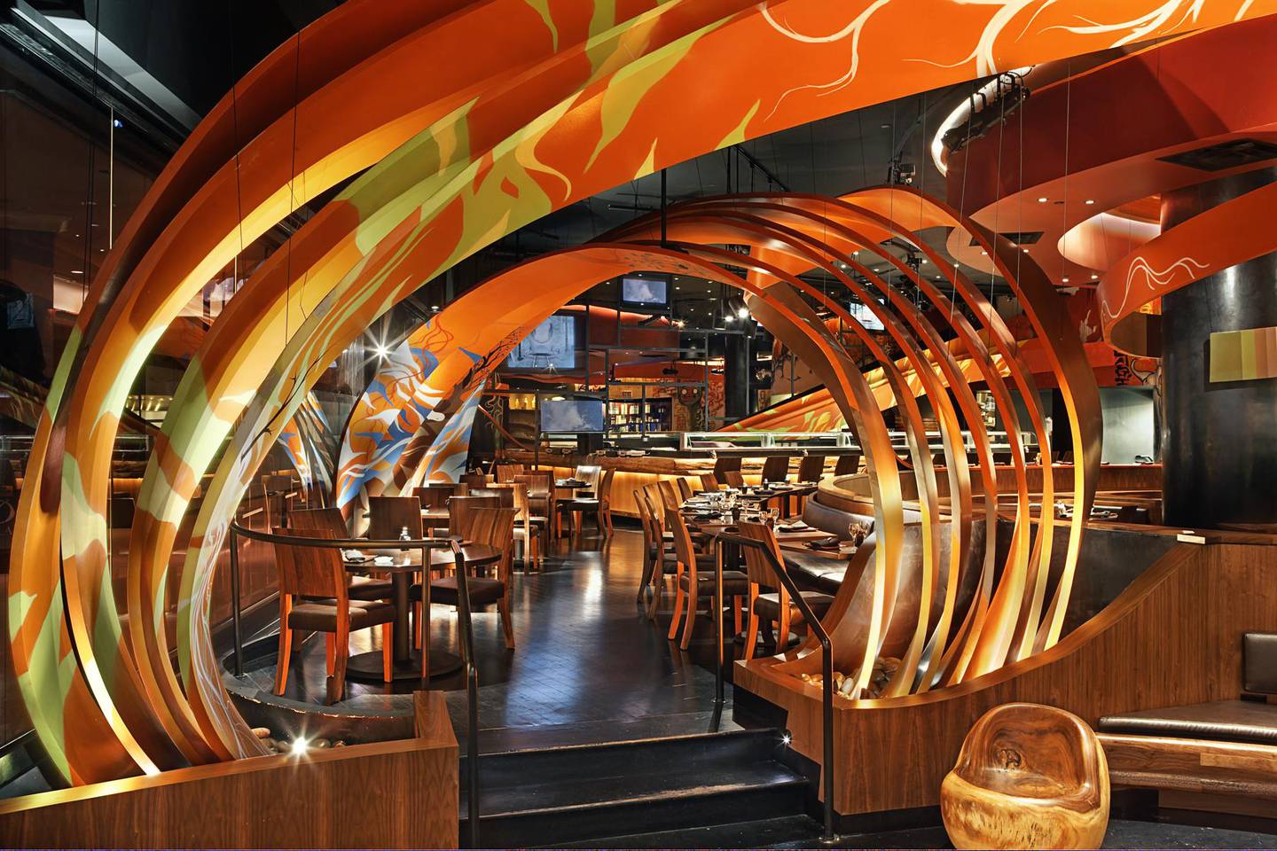The interiors of SushiSamba Las Vegas. Courtesy Sushi Samba 