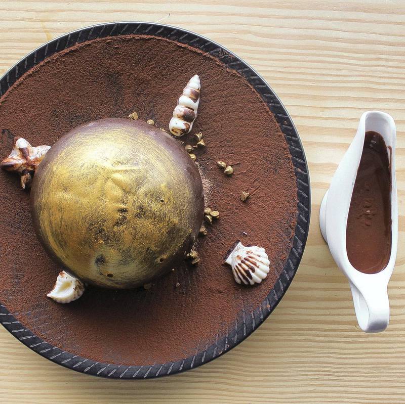 The Chocolate Saturn from Quattro Dubai. Supplied