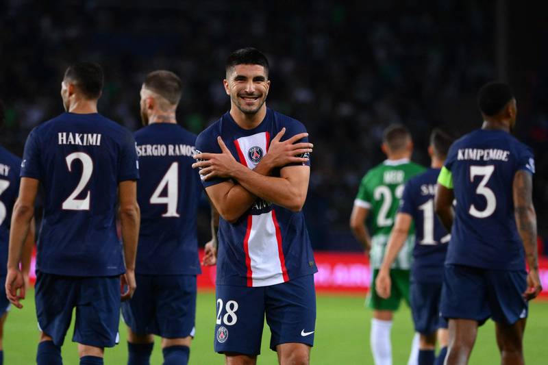 SUBS: Carlos Soler (Sanches 68’) – 8. The substitute saw his first shot go wide of the post but he finally netted his first for PSG with a low strike from just inside the box to add a seventh. EPA