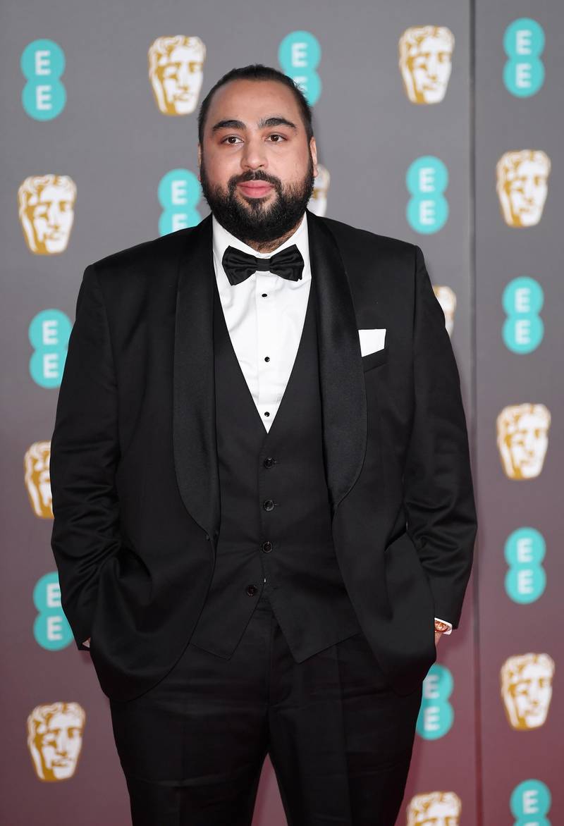 Asim Chaudhry arrives at the 2020 EE British Academy Film Awards at London's Royal Albert Hall on Sunday, February 2. Reuters