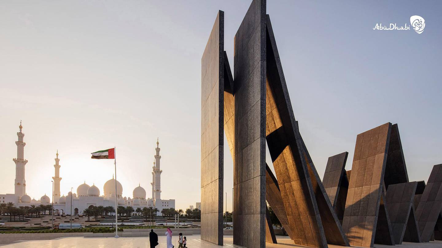 Wahat Al Karama in Abu Dhabi is a landmark built to honour those who died while serving the UAE. Courtesy: Abu Dhabi Culture and Tourism
