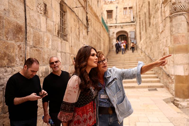 Miss Universe's visit to Old City was part of the preparation for Israel hosting Miss Universe 2021 on December 12. Reuters