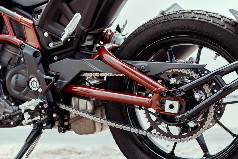 LOS ANGELES, UNITED STATES OF AMERICA. 06 MAY 2019. The all new Indian Motorcycle FTR1200S in Race Replica Paint Scheme. (Photo: SUPPLIED / Indian Motorcycle) Journalist: Antonie Robertson. Section: Motoring.